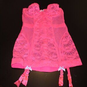Womens Victorias Secret 34C Hot Pink Lingerie